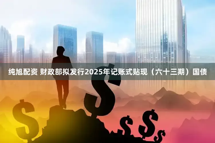 纯旭配资 财政部拟发行2025年记账式贴现（六十三期）国债